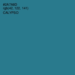 #2A7A8D - Calypso Color Image