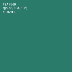 #2A7B69 - Oracle Color Image