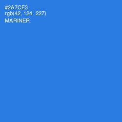 #2A7CE3 - Mariner Color Image