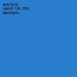 #2A7ECD - Mariner Color Image