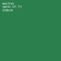 #2A7F4D - Goblin Color Image