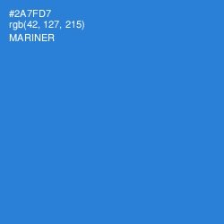 #2A7FD7 - Mariner Color Image