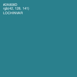 #2A808D - Lochinvar Color Image