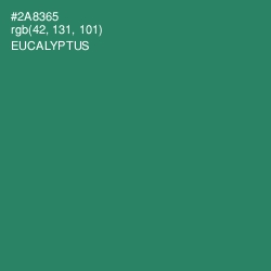 #2A8365 - Eucalyptus Color Image