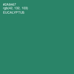 #2A8467 - Eucalyptus Color Image
