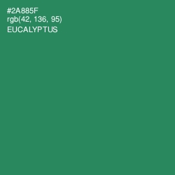 #2A885F - Eucalyptus Color Image