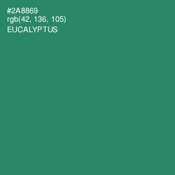 #2A8869 - Eucalyptus Color Image