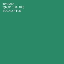 #2A8A67 - Eucalyptus Color Image