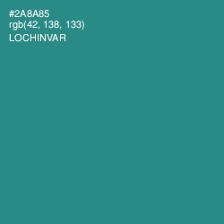 #2A8A85 - Lochinvar Color Image