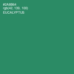#2A8B64 - Eucalyptus Color Image