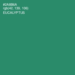 #2A8B6A - Eucalyptus Color Image