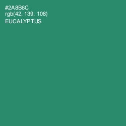 #2A8B6C - Eucalyptus Color Image