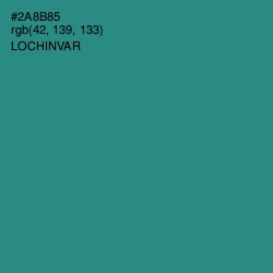 #2A8B85 - Lochinvar Color Image