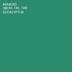 #2A8C6D - Eucalyptus Color Image