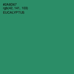 #2A8D67 - Eucalyptus Color Image