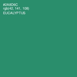 #2A8D6C - Eucalyptus Color Image