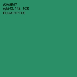 #2A8E67 - Eucalyptus Color Image