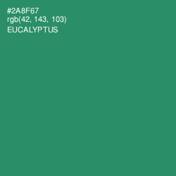 #2A8F67 - Eucalyptus Color Image