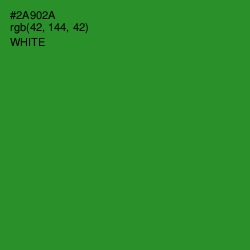 #2A902A - Forest Green Color Image