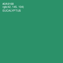 #2A9168 - Eucalyptus Color Image