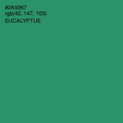 #2A9367 - Eucalyptus Color Image