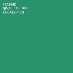 #2A936D - Eucalyptus Color Image