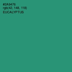 #2A9476 - Eucalyptus Color Image