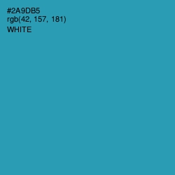 #2A9DB5 - Boston Blue Color Image