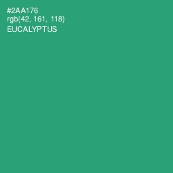 #2AA176 - Eucalyptus Color Image