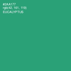 #2AA177 - Eucalyptus Color Image