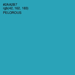#2AA2B7 - Pelorous Color Image