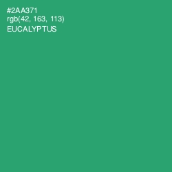 #2AA371 - Eucalyptus Color Image