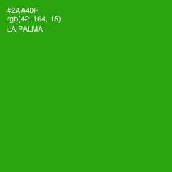 #2AA40F - La Palma Color Image