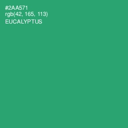 #2AA571 - Eucalyptus Color Image