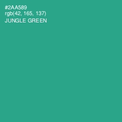 #2AA589 - Jungle Green Color Image