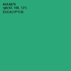 #2AA879 - Eucalyptus Color Image