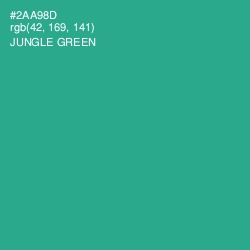 #2AA98D - Jungle Green Color Image