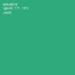 #2AAB79 - Jade Color Image