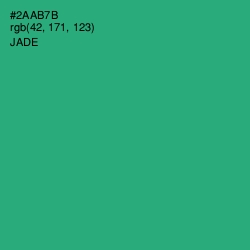 #2AAB7B - Jade Color Image