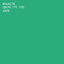 #2AAC7B - Jade Color Image