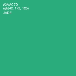 #2AAC7D - Jade Color Image