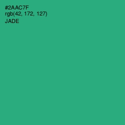 #2AAC7F - Jade Color Image