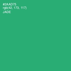 #2AAD75 - Jade Color Image