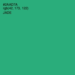#2AAD7A - Jade Color Image