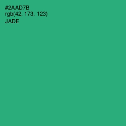 #2AAD7B - Jade Color Image