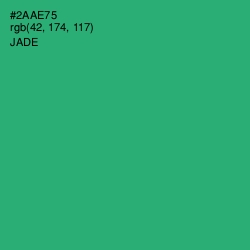 #2AAE75 - Jade Color Image