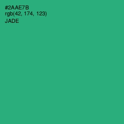 #2AAE7B - Jade Color Image