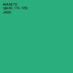 #2AAE7D - Jade Color Image