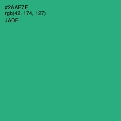 #2AAE7F - Jade Color Image