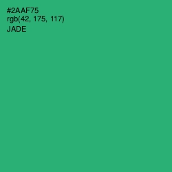 #2AAF75 - Jade Color Image